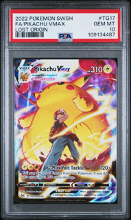 Pikachu VMAX TG17/TG30 Lost Origin - 2022 Pokemon - PSA 10
