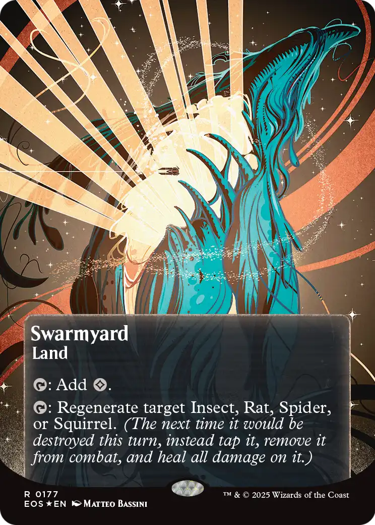 Swarmyard (0177) (Borderless) (Galaxy Foil)