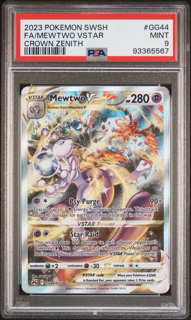 Mewtwo Vstar GG44/GG70 Crown Zenith - 2023 Pokemon - PSA 9