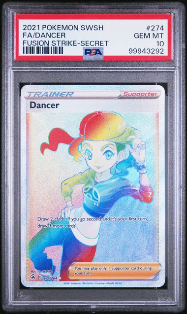 Dancer FA 274/264 Secret Fusion Strike - 2021 Pokemon - PSA 10