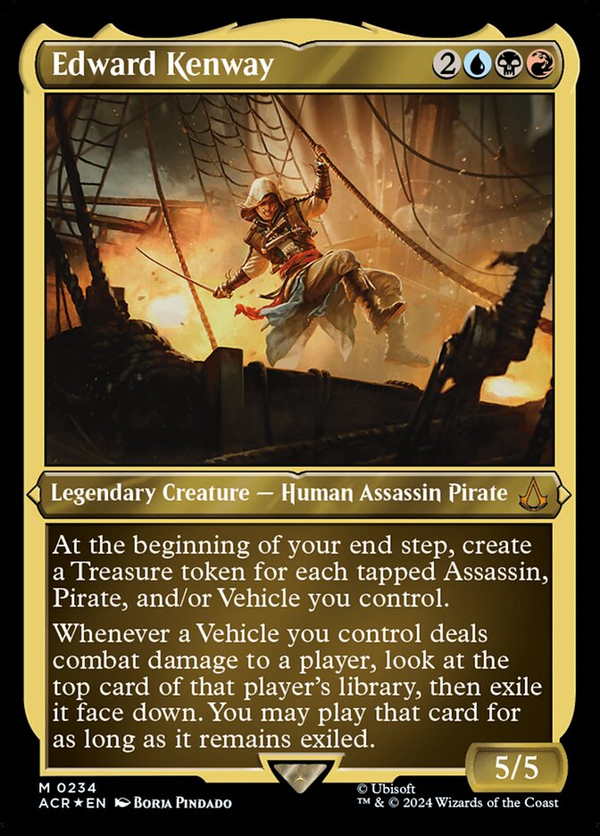 assassin creed cards mtg Edward Kenway