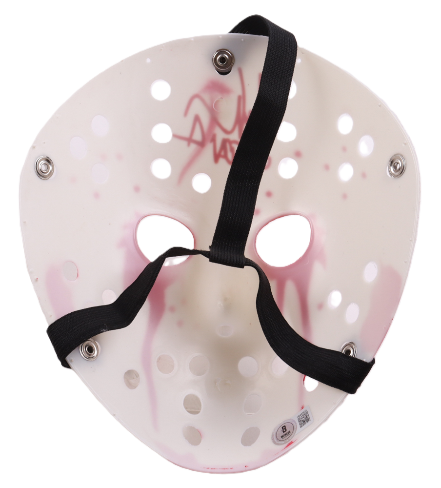 Ari Lehman Autographed Signed "Friday the 13th" Jason Voorhees Mask Inscribed "Jason 1" (Beckett)