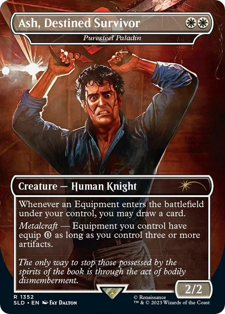 Ash, Destined Survivor - Puresteel Paladin - Secret Lair Drop Series (SLD)