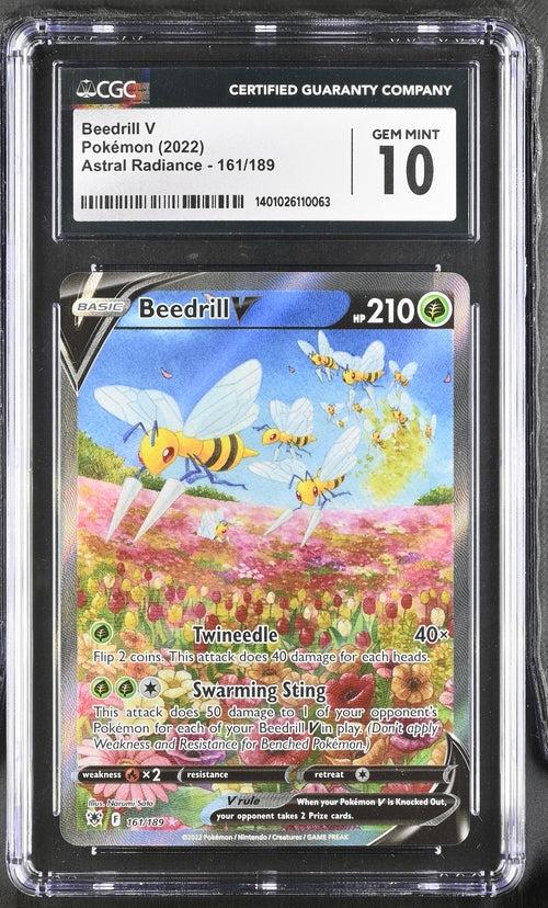 Beedrill V 161/189 Astral Radiance - 2022 Pokemon - CGC 10