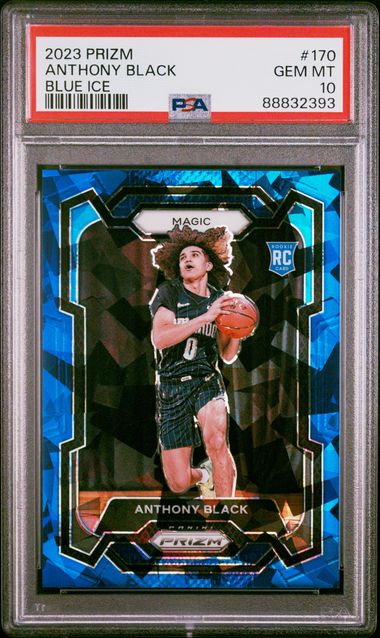 2023 Panini Prizm - Anthony Black 170 - Blue Ice /125 - PSA 10