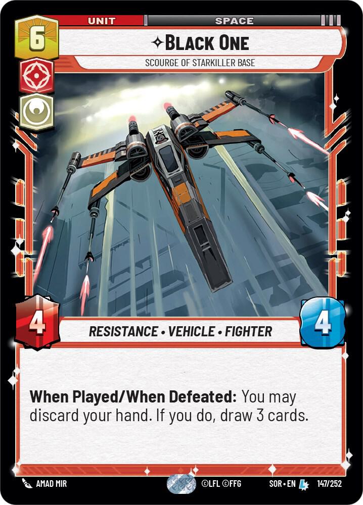 Star Wars Unlimited - Black One - Scourge of Starkiller Base - Spark of Rebellion