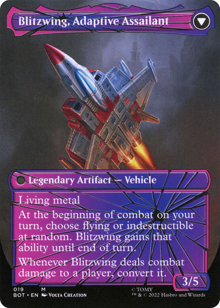 Blitzwing, Cruel Tormentor (Shattered Glass) - Universes Beyond: Transformers (BOT)