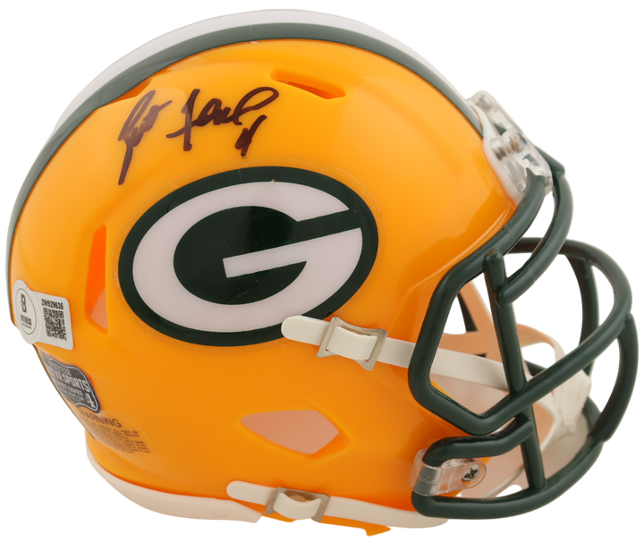 Brett Favre Autographed Signed Riddell Mini Helmet - (Beckett)