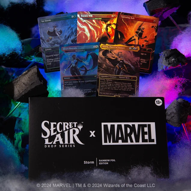 Secret Lair Drop: Secret Lair x Marvel's Storm - Rainbow Foil Edition - Secret Lair Drop Series (SLD)