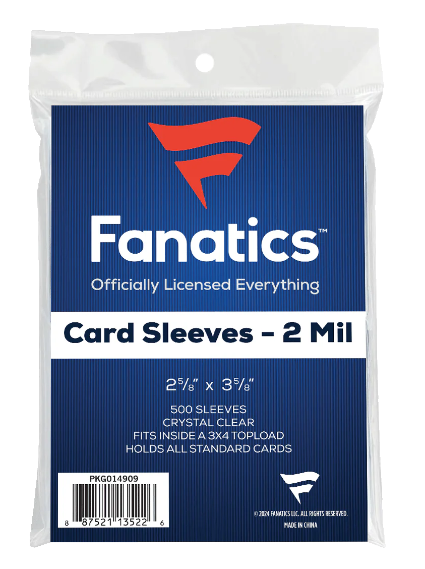 Fanatics Soft Card Sleeves (500 Count)