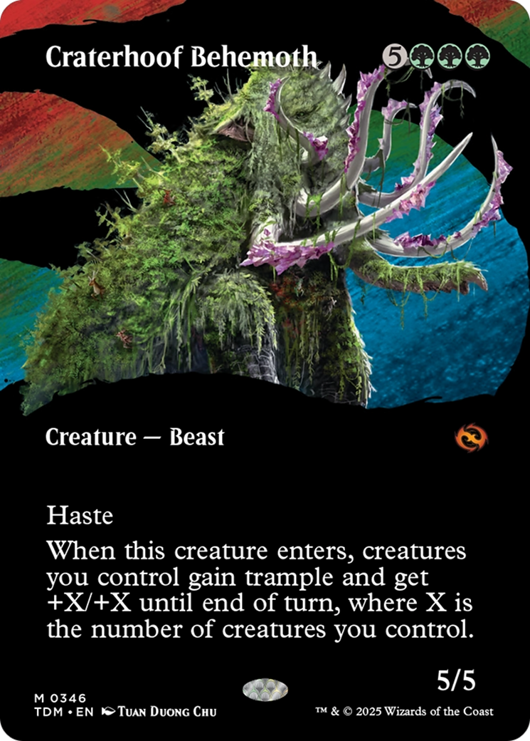 Craterhoof Behemoth (Borderless)