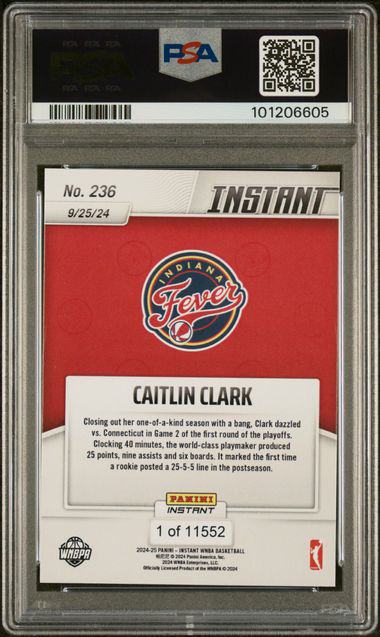 2024 Panini Instant WNBA - Caitlin Clark #236 - PSA 10