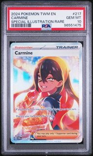 Carmine 217/167 Twilight Masquerade - 2024 Pokemon - PSA 10