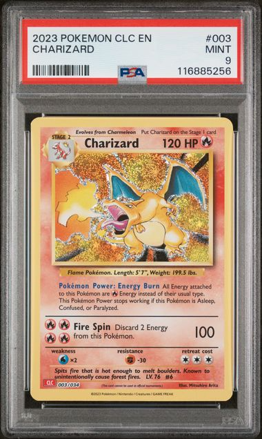 Charizard #003 - Trading Card Game Classic Ho-Oh and Charizard EX Deck - 2023 Pokemon - PSA 9