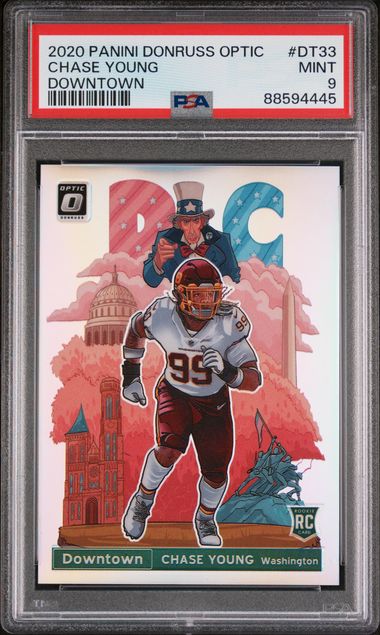 2020 Donruss Optic - Chase Young DT-33 - Downtown - PSA 9