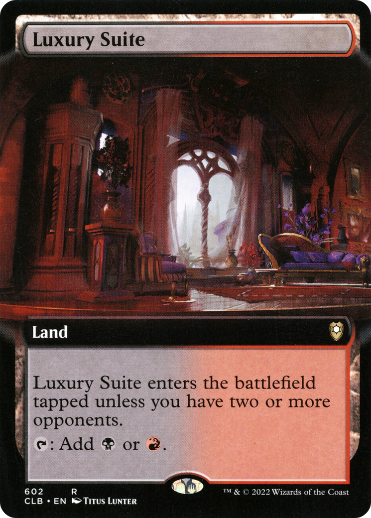 Luxury Suite (Extended Art) - Commander Legends: Battle for Baldur's Gate (CLB)
