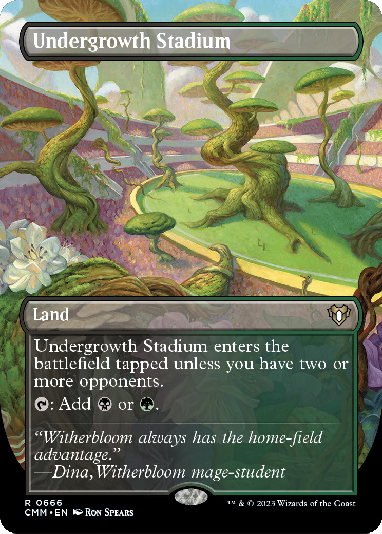 Undergrowth Stadium (Borderless) - Commander Masters (CMM)