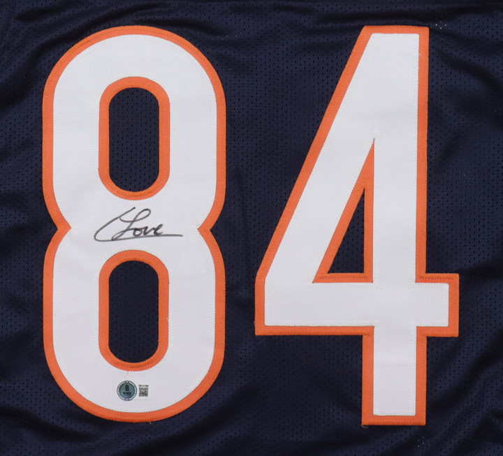 Colston Loveland Autographed Signed Custom Jersey - (Beckett)