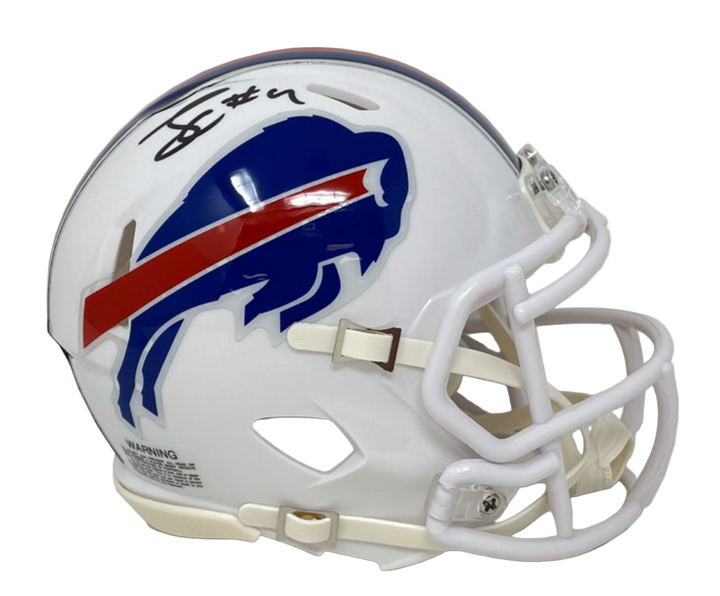 James Cook Autographed Signed Speed Mini Helmet (Beckett)