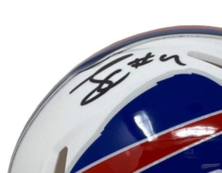 James Cook Autographed Signed Speed Mini Helmet (Beckett)