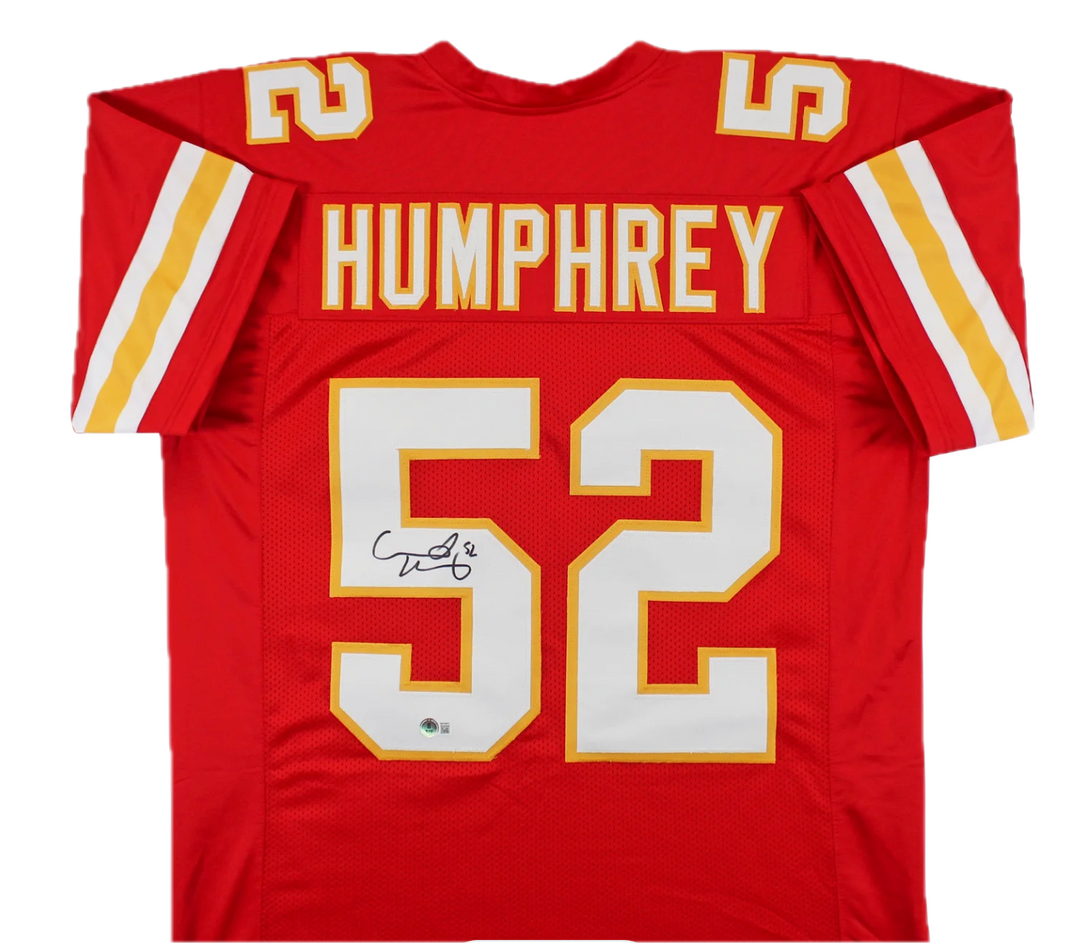 Creed Humphrey Autographed Signed Custom Chiefs Jersey - Beckett Certified