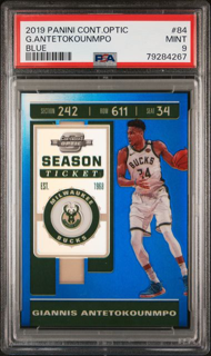 2019 Panini Contenders Basketball - Giannis Antetokounmpo 73 - PSA 9