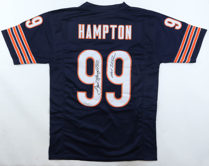 Dan Hampton Autographed Signed Custom Jersey - (JSA)