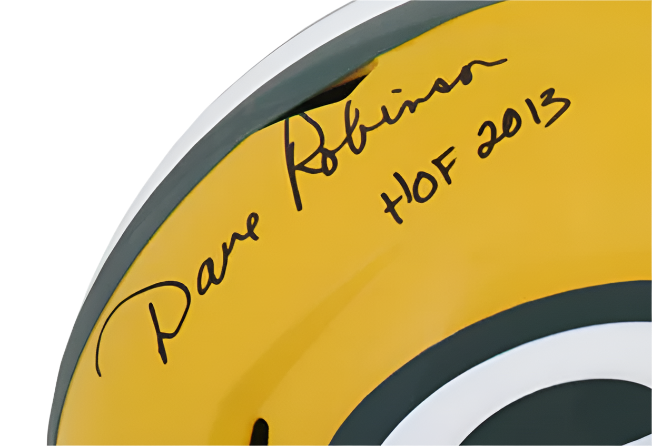 Dave Robertson Autographed Signed Full Size Riddell Replica Helmet (Schwartz Sports)