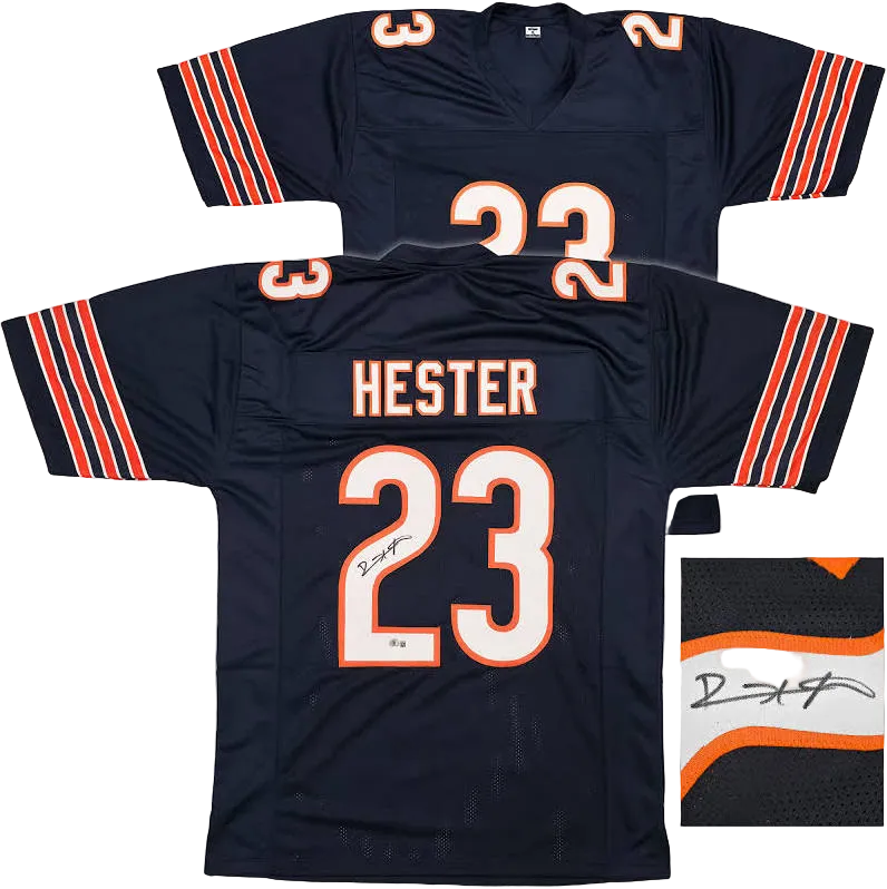 Devin Hester Autographed Signed Custom Jersey - (Beckett)