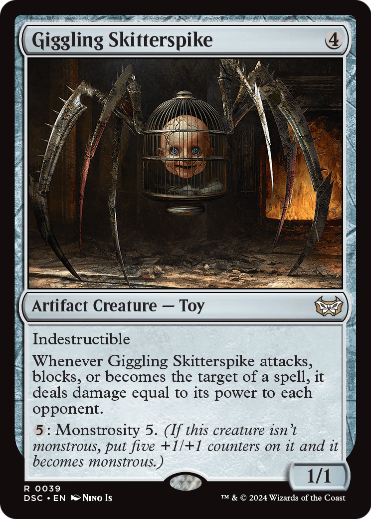 Giggling Skitterspike - Commander: Duskmourn: House of Horror (DSC)