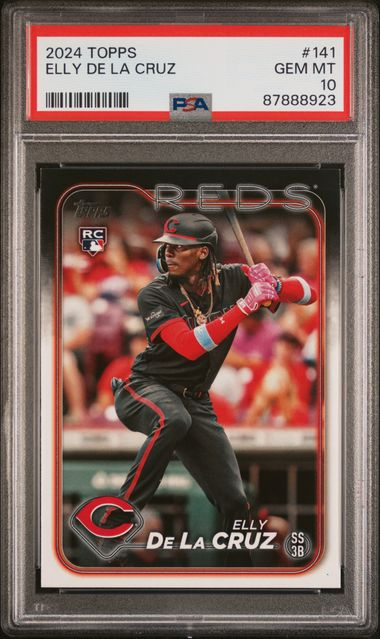 2024 Topps Series One Baseball - Elly De La Cruz - #141 - Rookie - PSA 10