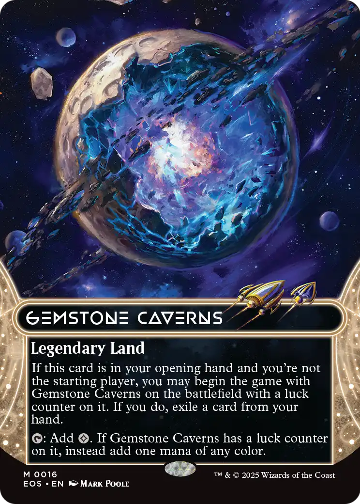 Gemstone Caverns (0016) (Borderless) - Edge of Eternities: Stellar Sights (EOS)