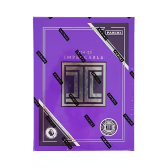 2024-25 Panini Impeccable EPL Soccer Trading Card Hobby Box