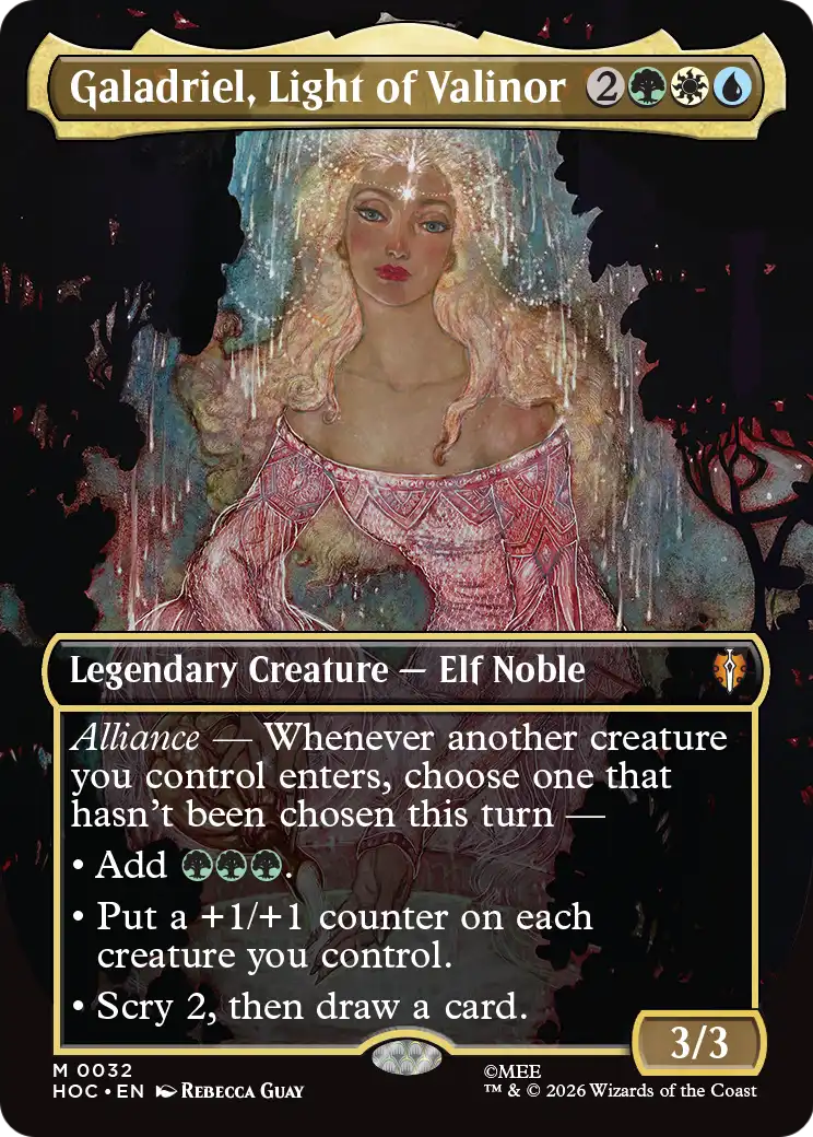 Galadriel, Light of Valinor (Borderless)