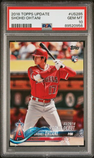 2018 Topps Update - Shohei Ohtani US285 - Pitching - PSA 10