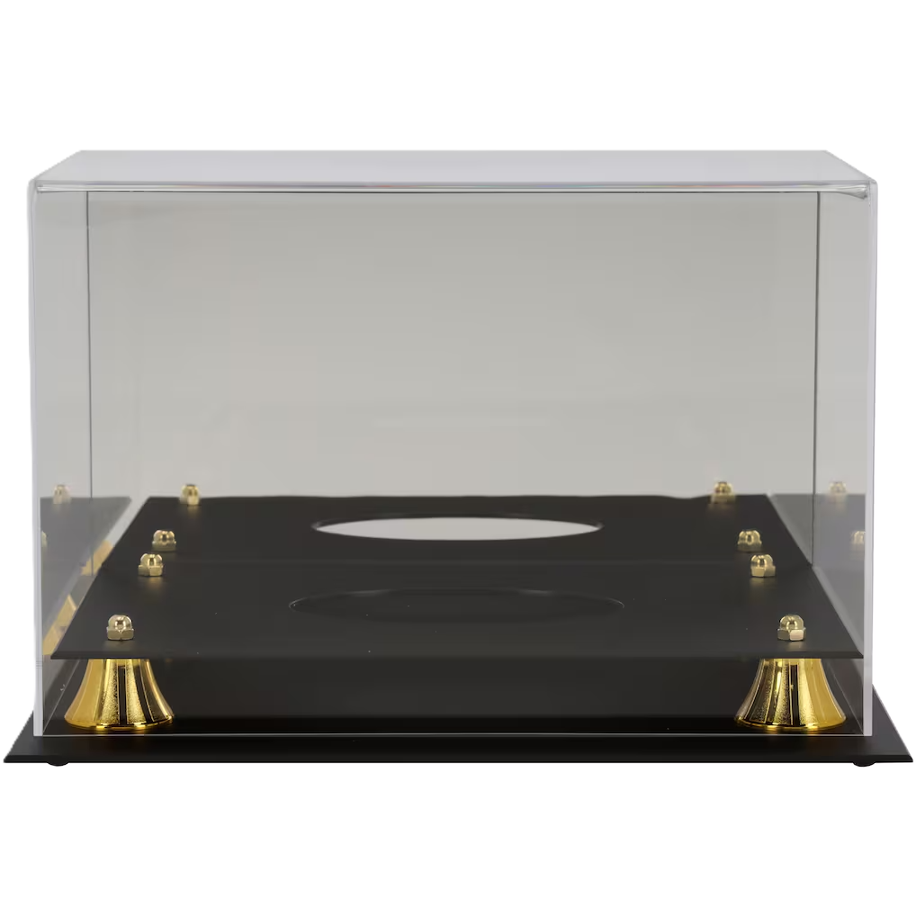 Puka Nacua Autographed Rams NFL Authentic Logo Football (Beckett) With Acrylic Case