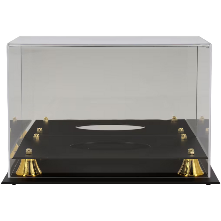 Puka Nacua Autographed Rams NFL Authentic Logo Football (Beckett) With Acrylic Case