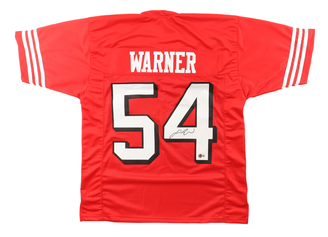 Fred Warner Autographed Signed San Francisco 49ers Jersey (Beckett)