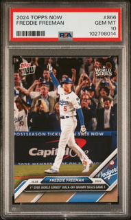 2024 Topps Now - Freddie Freeman 866 - PSA 10