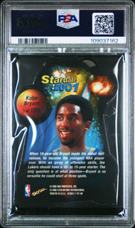 1997 Skybox E-2001 - Kobe Bryant 3 - Star Date 2001 - PSA 6
