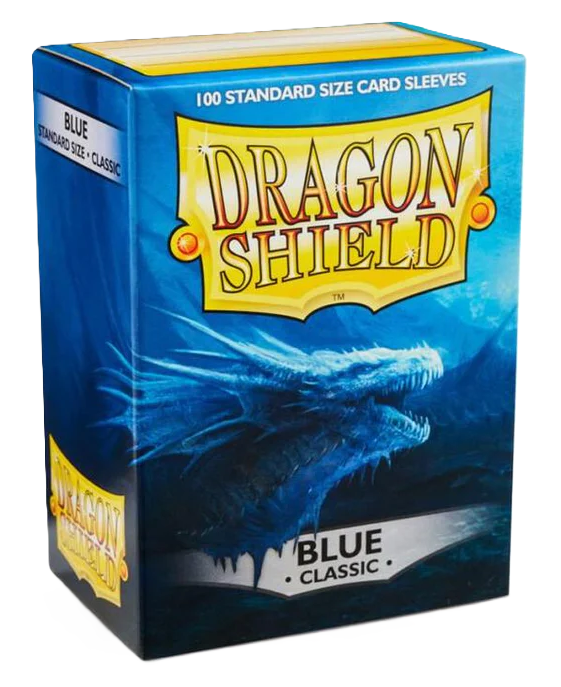 Dragon Shield Sleeves: Blue Classic (Box of 100) – Cash Cards Unlimited
