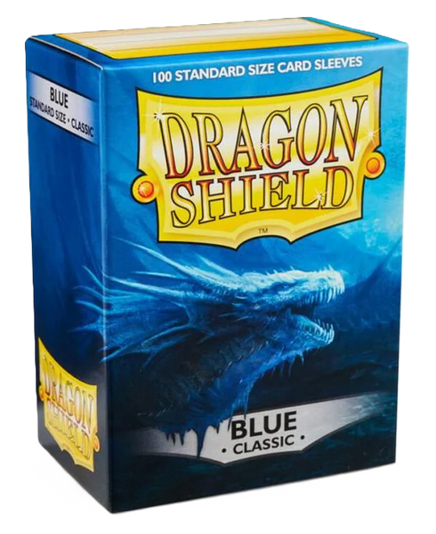 Dragon Shield Sleeves: Blue Classic (Box of 100) – Cash Cards Unlimited