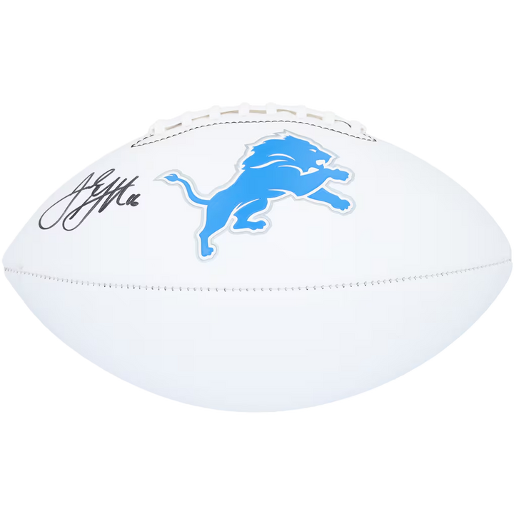 Jared Goff Detroit Lions Signed Autographed Fanatics Authentic Franklin White Panel Football W/Case