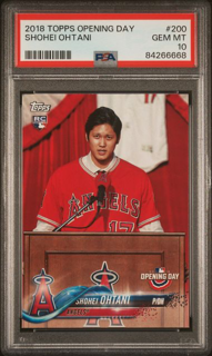 2018 Topps Opening Day - Shohei Ohtani 200 - PSA 10