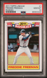 2011 Topps Lineage - Freddie Freeman 1 - Rookies - PSA 10