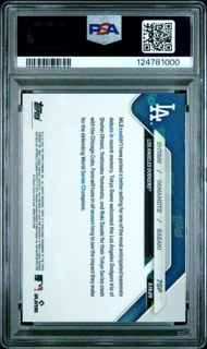 2025 Topps Now - Ohtani Yamamoto Sasaki 7SP - SP - PSA 10