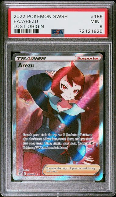 AREZU #189 - Lost Origin - 2022 Pokémon - Sword & Shield - PSA 9