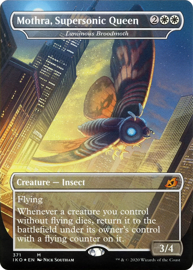 Mothra, Supersonic Queen - Luminous Broodmoth - Ikoria: Lair of Behemoths (IKO)