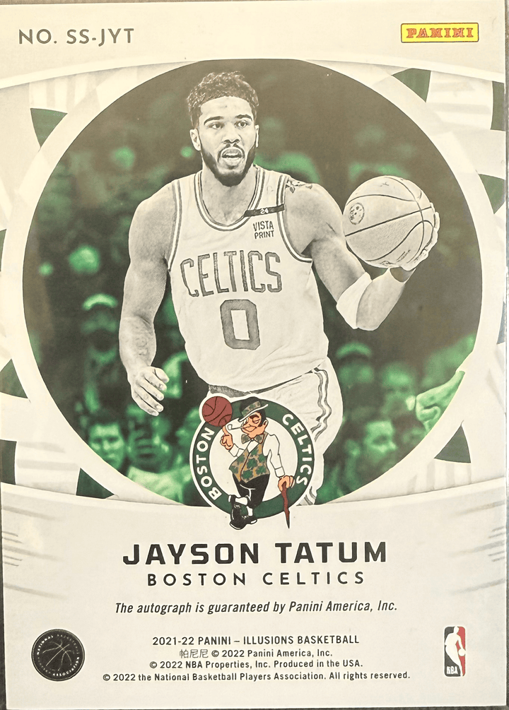 2021-22 Panini Illusions Jayson Tatum Autograph #SS-JYT