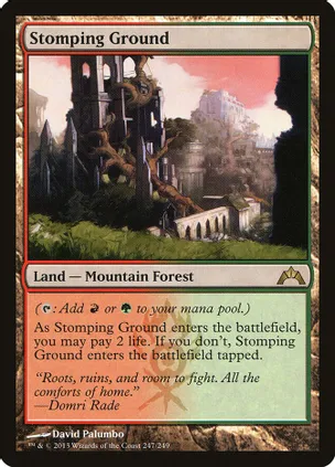 Stomping Ground - Gatecrash (Condition: Lightly Played Foil)